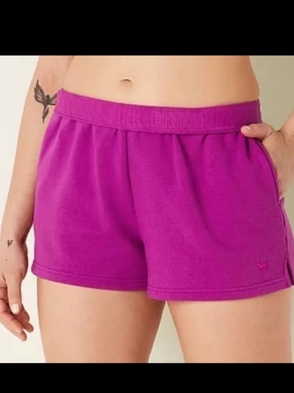 PINK Victoria's Secret Fuchsia Athletic Lounge Shorts